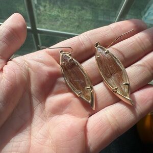 Kendra Scott Rose Gold Dangly Earrings